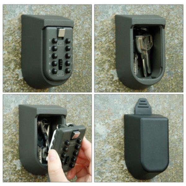 Wall Mounted Key Storage Safe Box with Digital combination For Outdoor #1 image