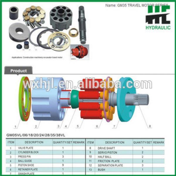 Hot sale GM05VL hydraulic travel motor parts #1 image
