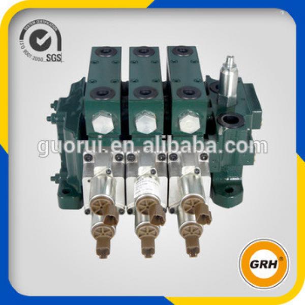 front pressure compensated Proportional hydraulic solenoid valve 12 volt hydraulic solenoid valves spring center #1 image