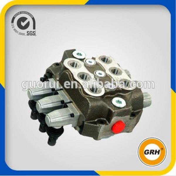 monoblock control valve hydraulic control valve pneumatic control detent located #1 image