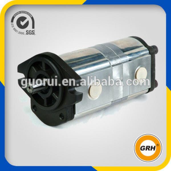 double inlet double outlet high pressure hydraulic gear oil pump #1 image