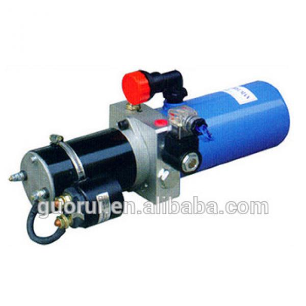 Hydraulic power pack unit for trailer/ winch/truck with hand pump and remote control #1 image
