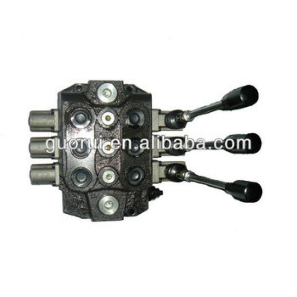 80L/min monoblock valve,excavator hydraulic control valve #1 image