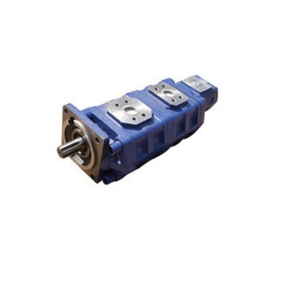 CBGj Displacement: 60ml/r &amp; 60ml/r &amp;10ml/r Triple Hydraulic cast iron gear pump #1 image