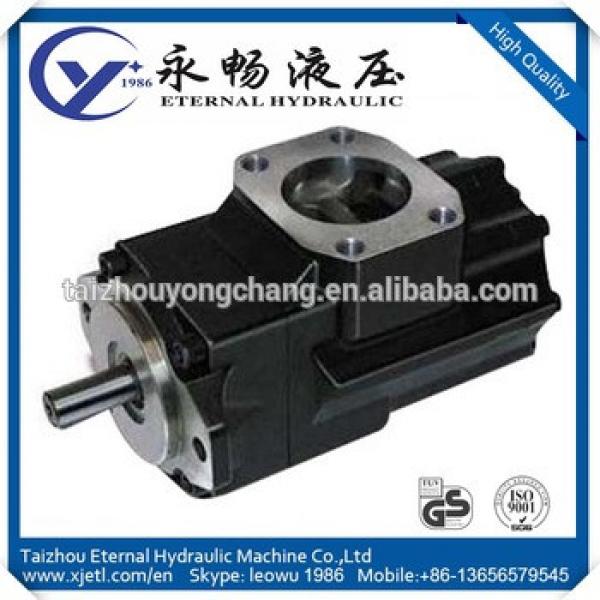 parker denison t6 series double hydraulic vane pump rotary vane vacuum pump #1 image