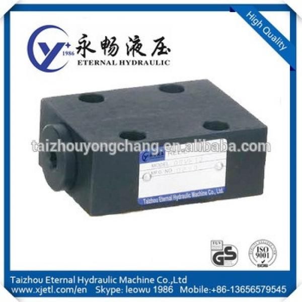 China factory RVP10 Hydraulic block excavator hydraulic control Valve mini Check Valve #1 image