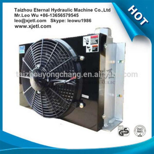 AH/AJ1470T-DC-200L/min 12v / 24v DC profession hydraulic fan oil cooler for Concrete Pump #1 image