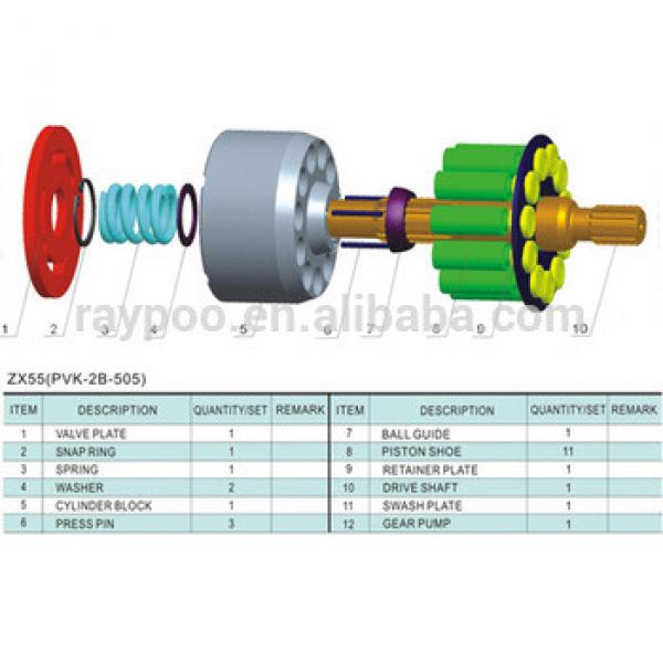 PVK-2B-505 hydraulic pump parts #1 image