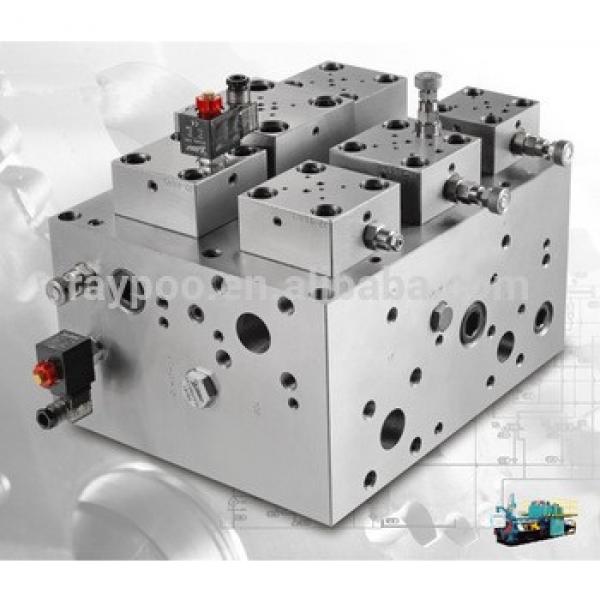 Aluminium hydraulic Extrusion Plant Machine parts cartridge manifold units #1 image