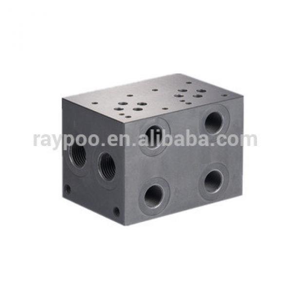 NG 6 10mm hydraulic solenoid valve block base plate #1 image