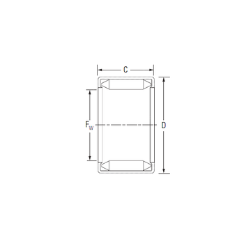 B-348 KOYO Needle Roller Bearings #1 image
